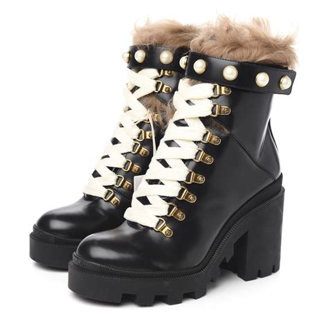 fur gucci boots women